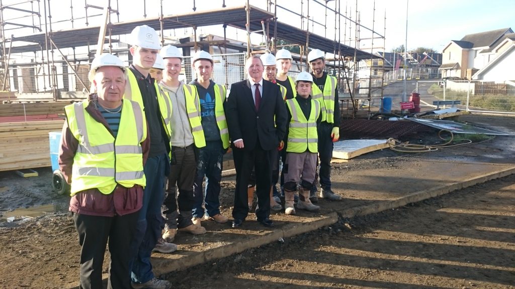 Building council houses give people skills and jobs as well as a roof over their head